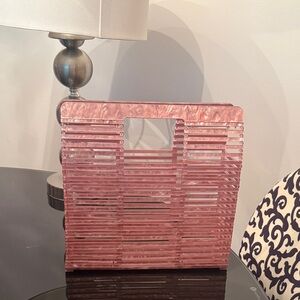 Pink acrylic bag